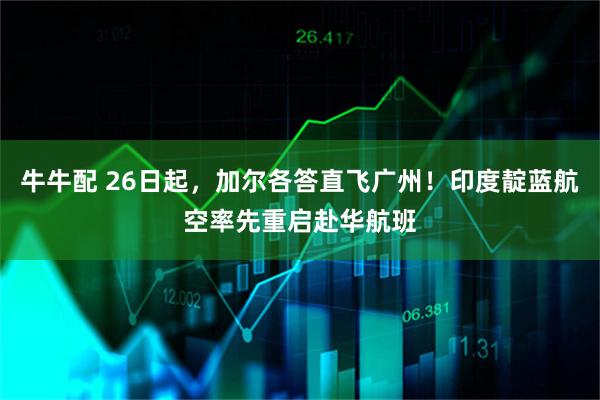 牛牛配 26日起，加尔各答直飞广州！印度靛蓝航空率先重启赴华航班