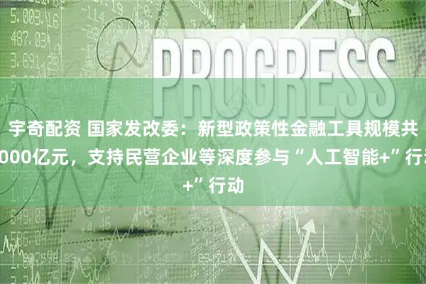 宇奇配资 国家发改委：新型政策性金融工具规模共5000亿元，支持民营企业等深度参与“人工智能+”行动